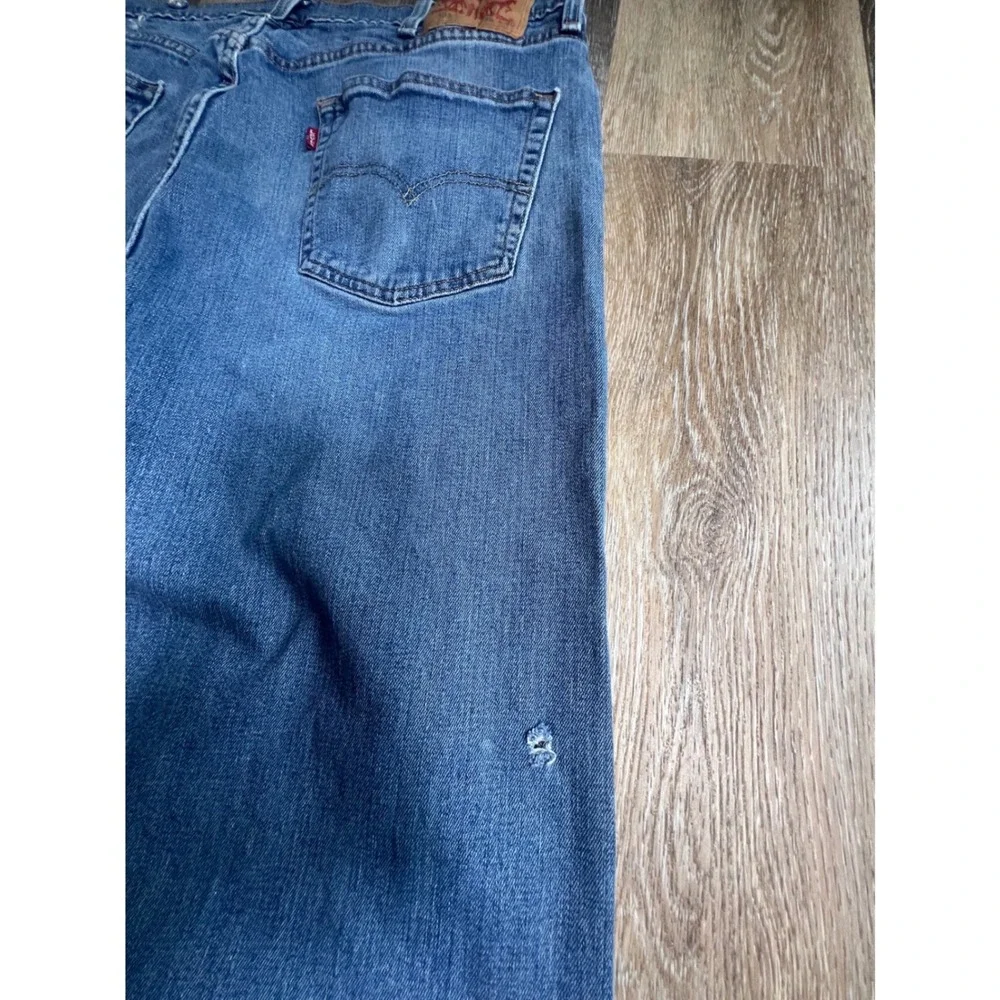 Levi's 505 Regular Fit Jeans Mens 38x30 Blue‎ Straight Leg Denim Pants